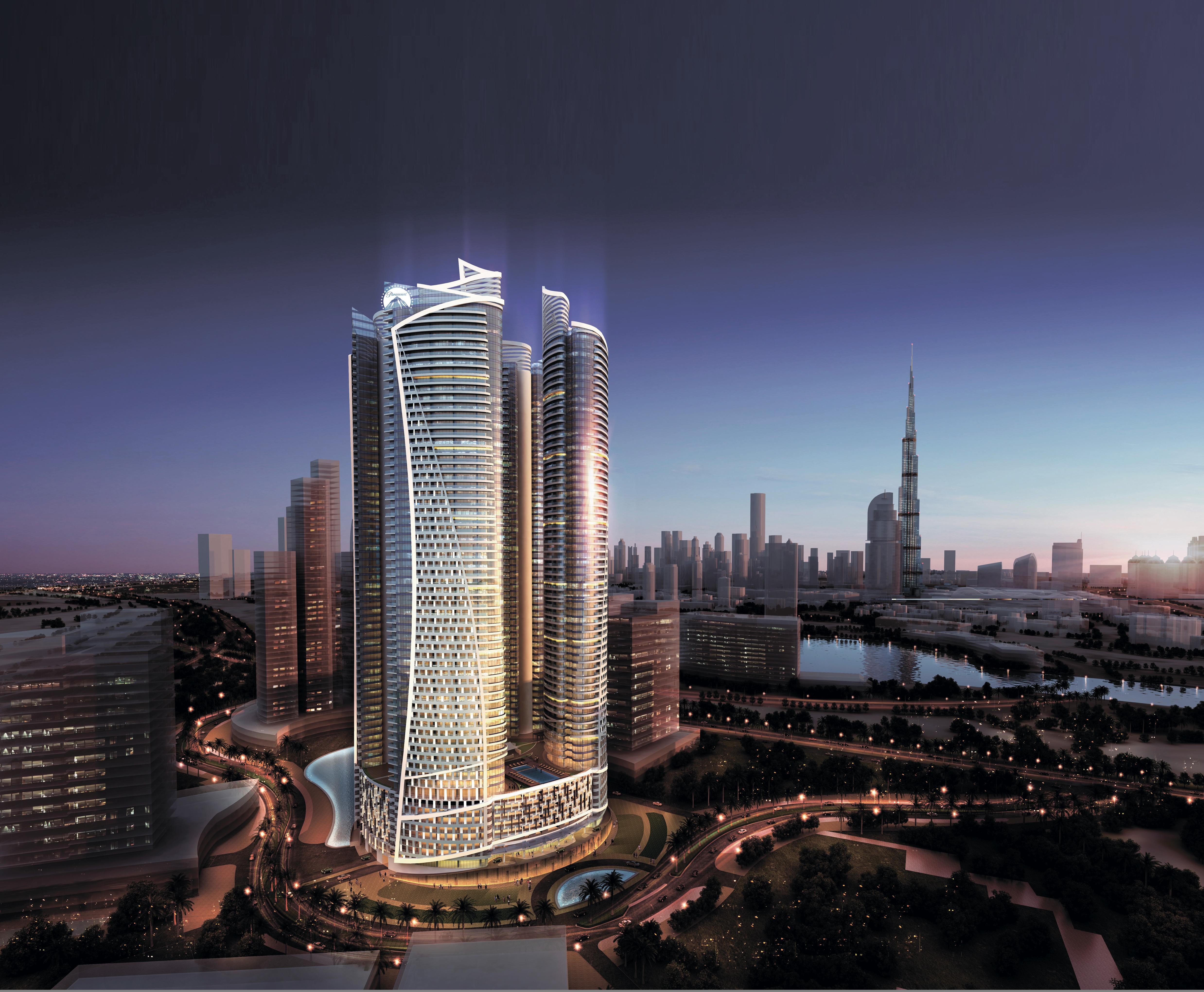 Paramount Hotel Dubai Exterior foto